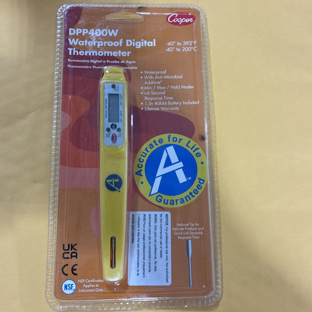 Cooper DPP400W Waterproof Digital Thermometer