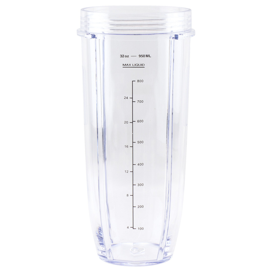 32 oz Cup Replacement Part 407KKU641 for Nutri Ninja Auto-iQ BL480 BL640 CT680