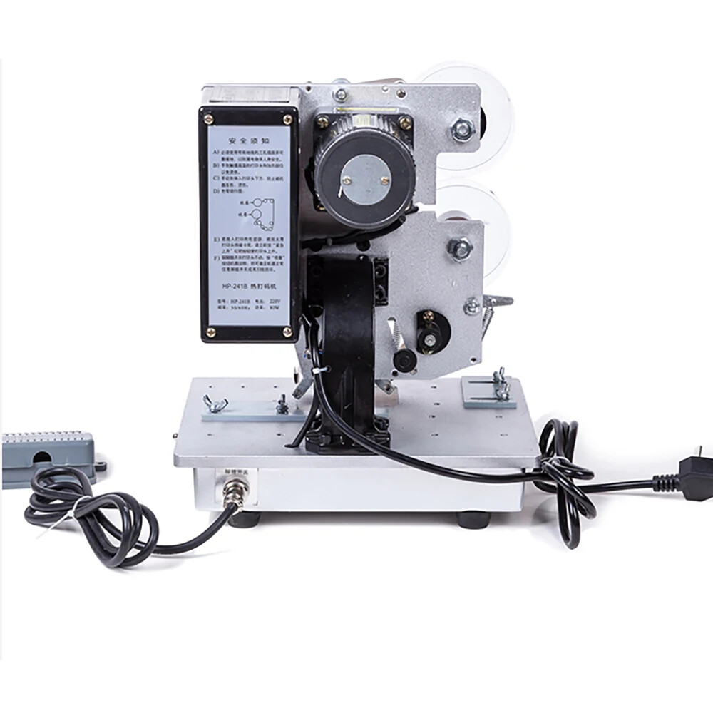 Ribbon Date Coder Plastic Bag Printing & Coding Hot Stamping Machine HP-241B