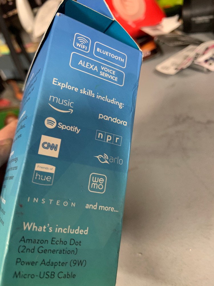 Amazon Echo Dot 2nd Generation Smart Speaker - Black (RS03QR)