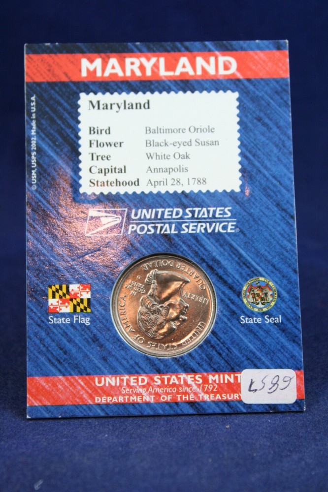 2000 STATE QUARTER and Stamp Set