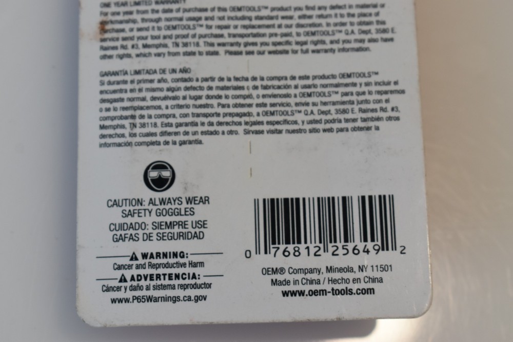 OEM Tools 25649 14mm Spark Plug Rethreader Kit New in Package