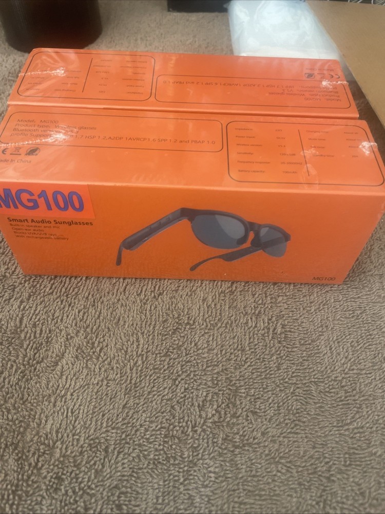 MG100 Smart Audio Sunglasses Wireless Bluetooth Glasses Black