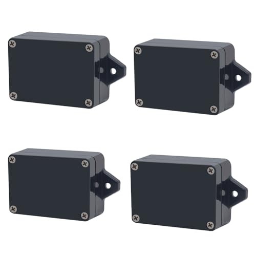 Project Box ABS Plastic Electrical Boxes IP65 Waterproof 3.3"x2.3"x1.3" Black