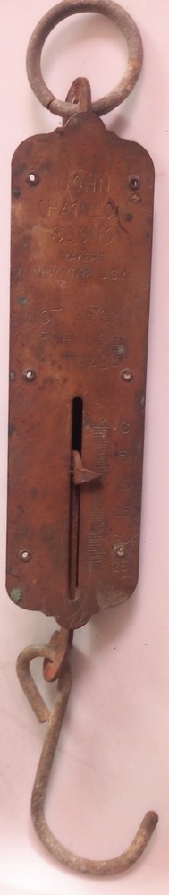 1890-1930's John Chatillon & Sons Brass Scale Doesn't Work