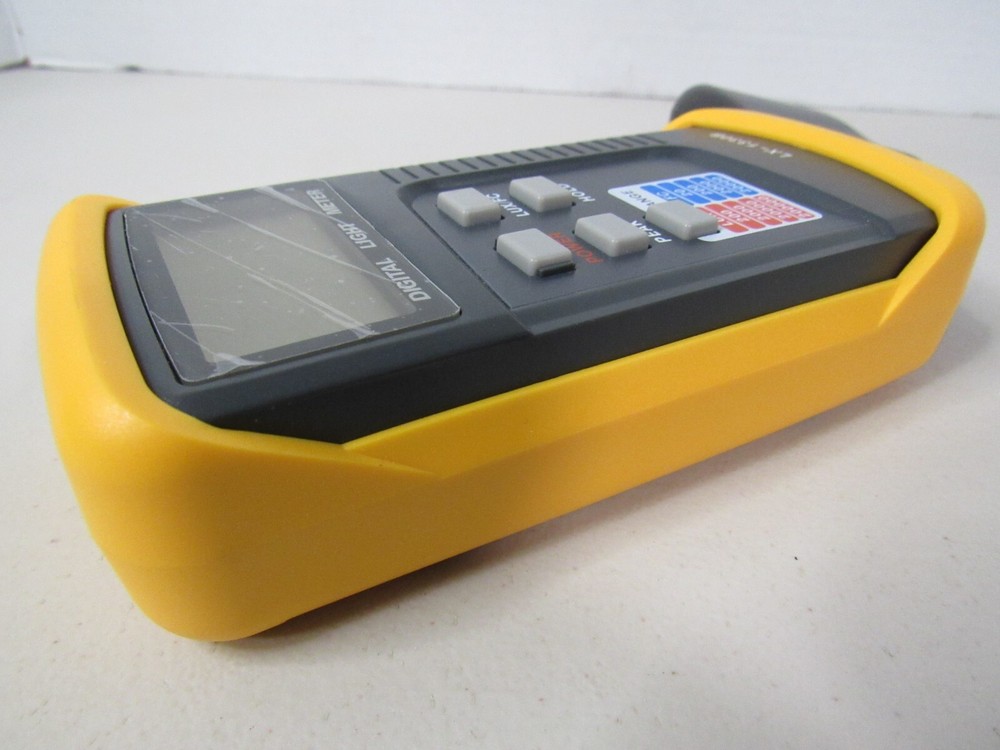 Digital Illuminance Light Meter LCD Display LX-1330B Working-Used