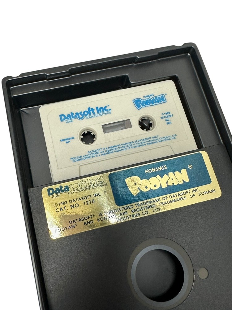 Big Box Software DataSoft Konami Pooyan (64K Tape) (Commodore 64)