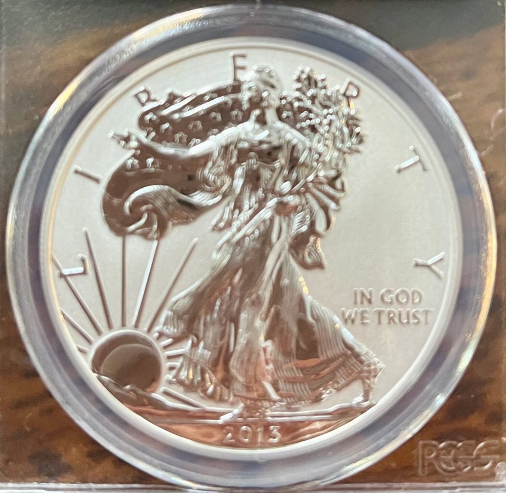 2013-W $1 Silver Eagle Reverse Proof West Point Mint Set PCGS PR70 First Strike!