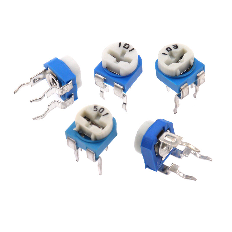 PCB Potentiometer Trimmer Variable Adjustable Resistor Trimpot 100R-1M 16 Values