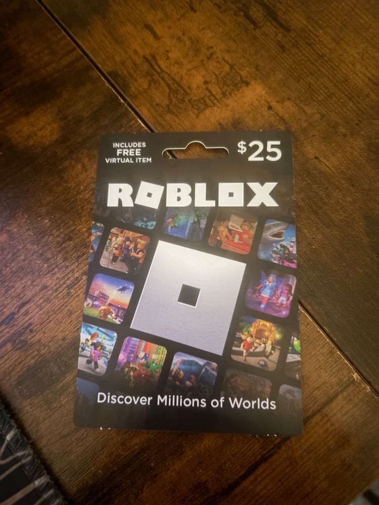 Robux Gift Card Physical $25