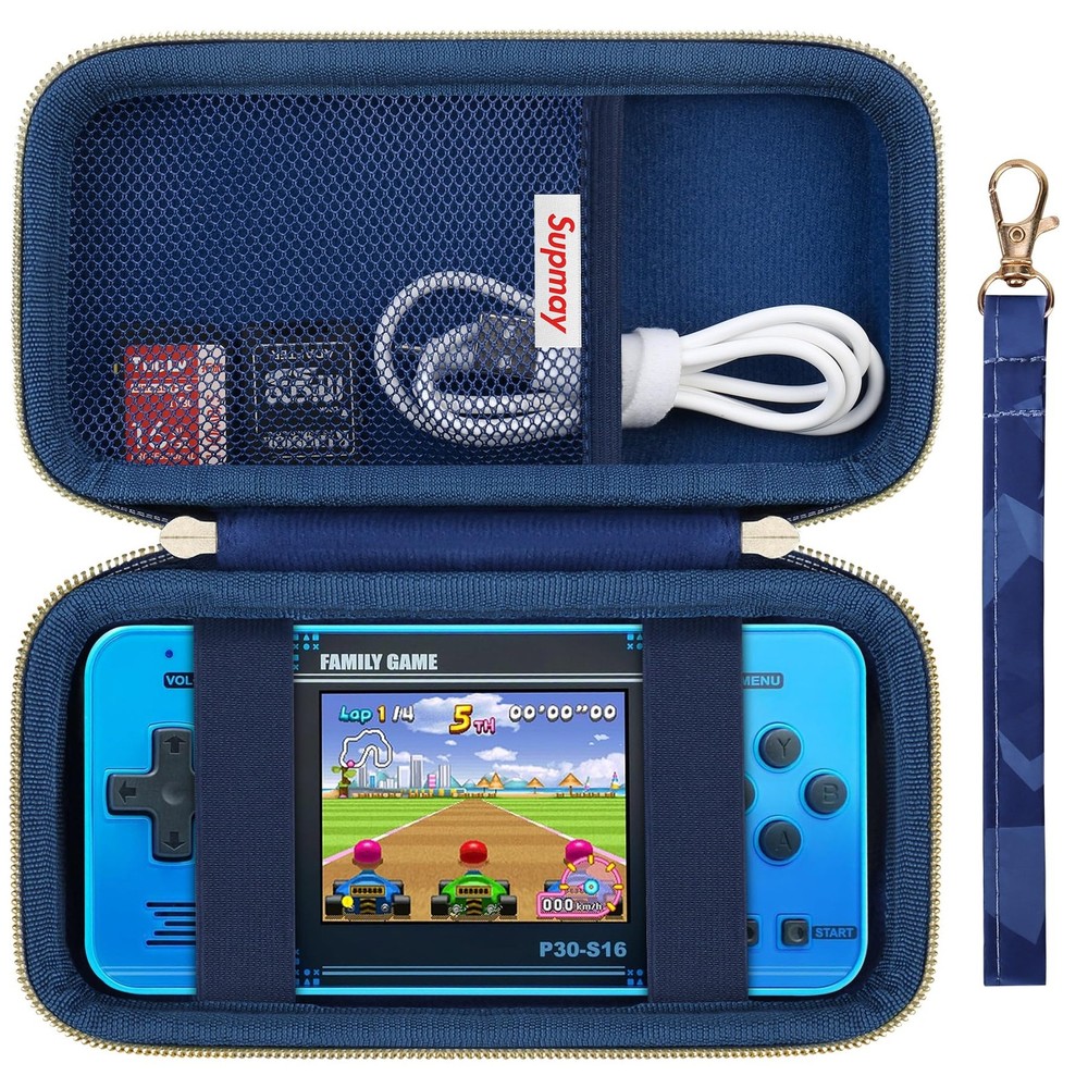 Supmay Carrying Case Compatible with WELLST·G Handheld Compact, Blue Cube