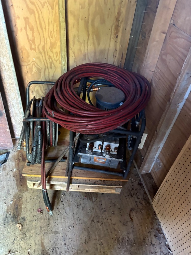 holmatro rescue tool.  Electric pump.  220v