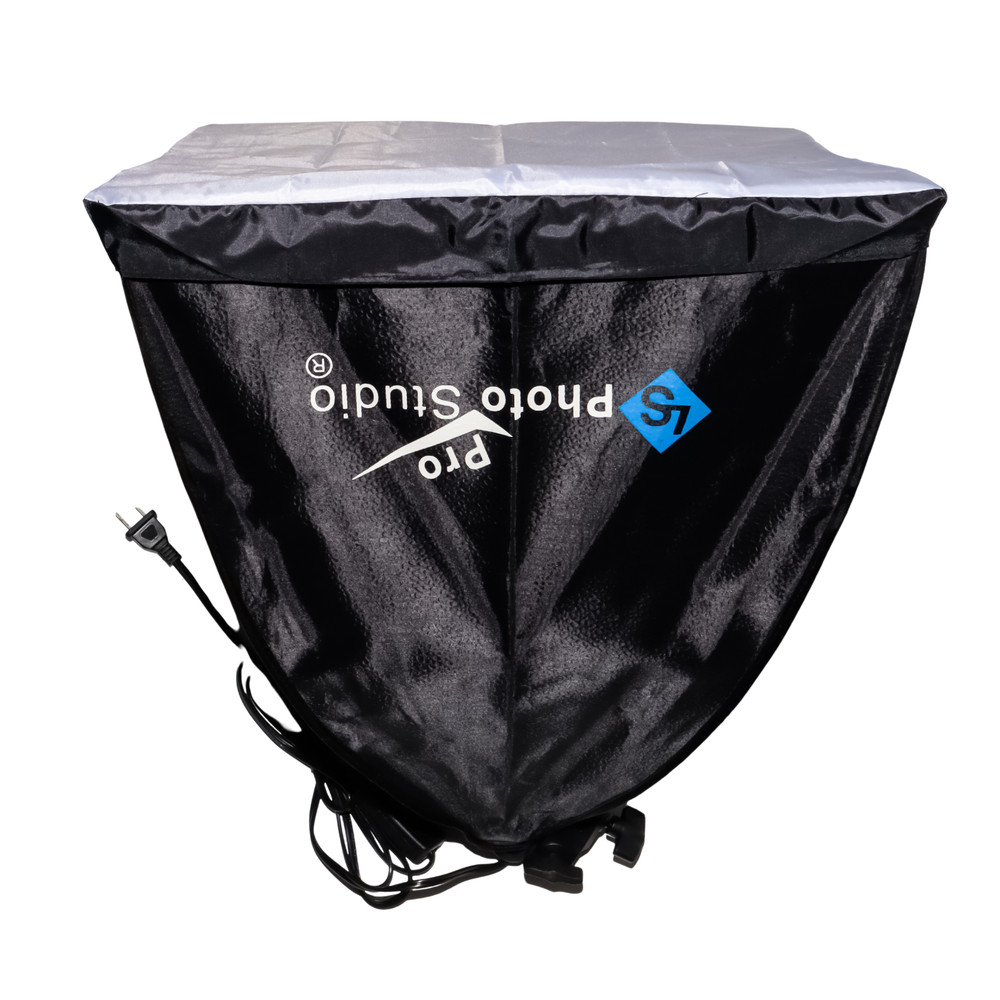 LS Pro Studio 16x16x19 Softbox Light Kit w/ Diffuser & Cord – No Bulb