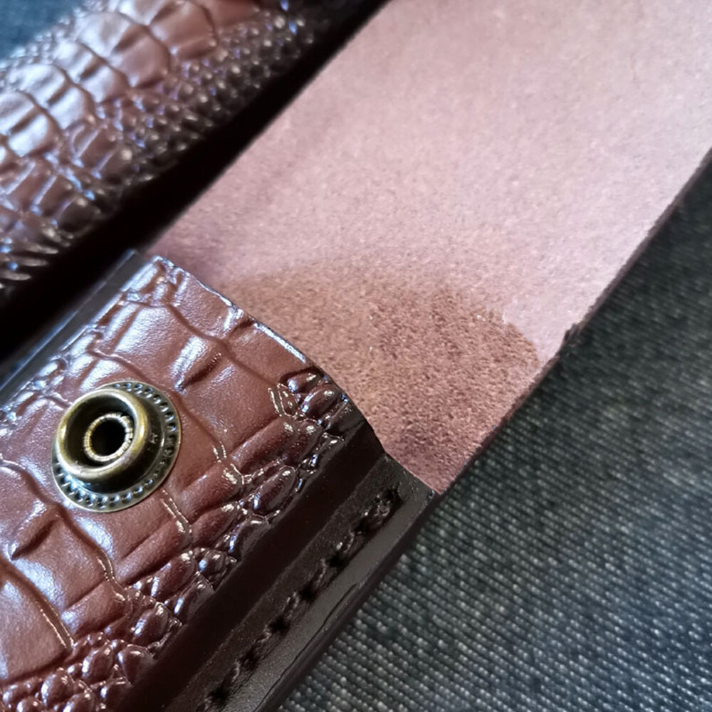 NEW HAND MADE PURE LEATHER SHEATH FOR 5" FOLDING KNIFE & OTHER TOOLS