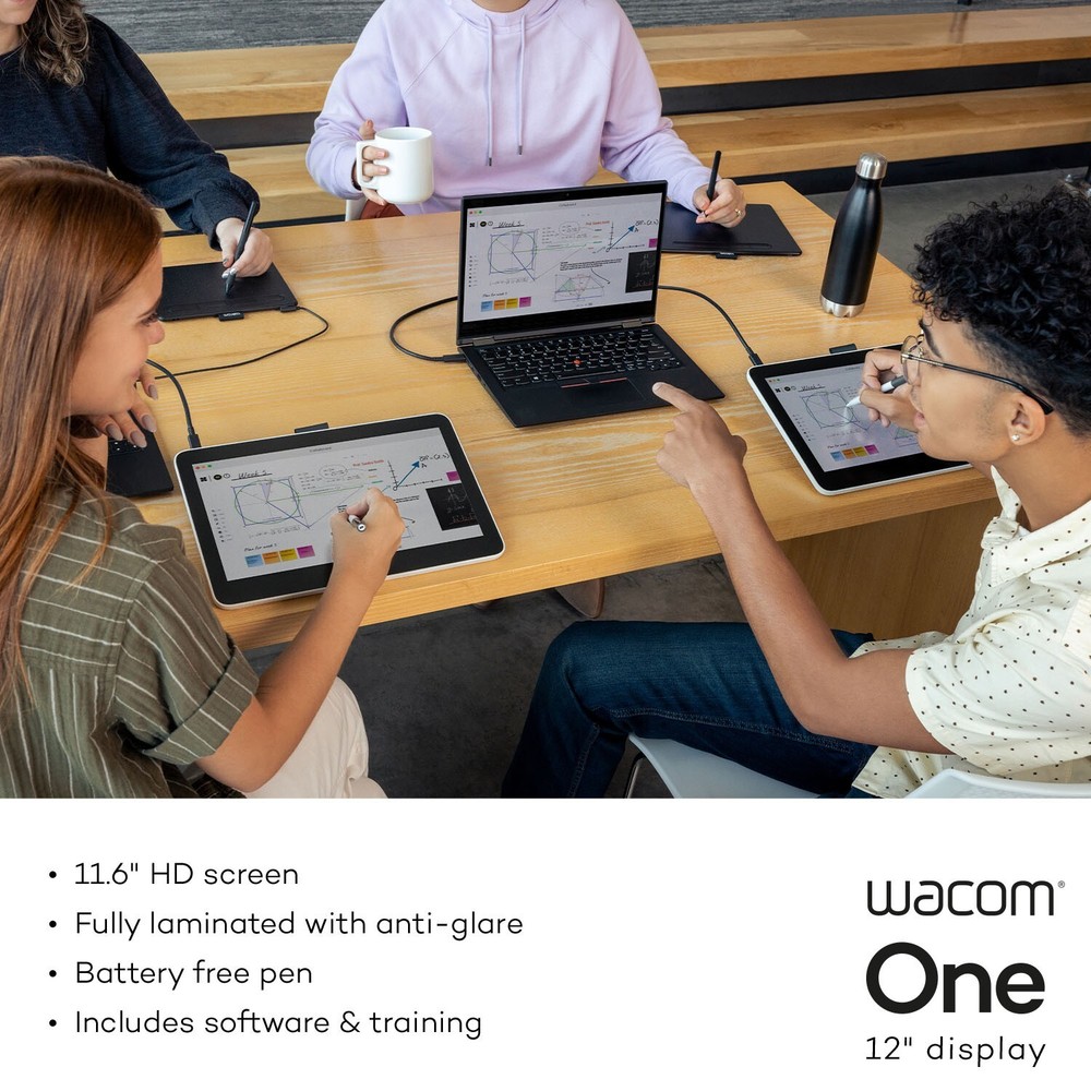 Wacom One 12 Drawing Tablet with Screen, Certified Refurbished