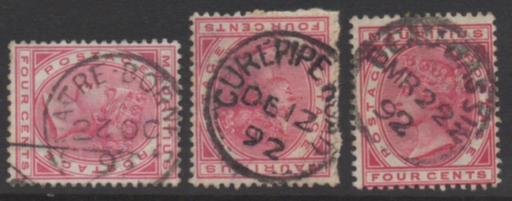 MAURITIUS: (20817) postmark/cancels QV