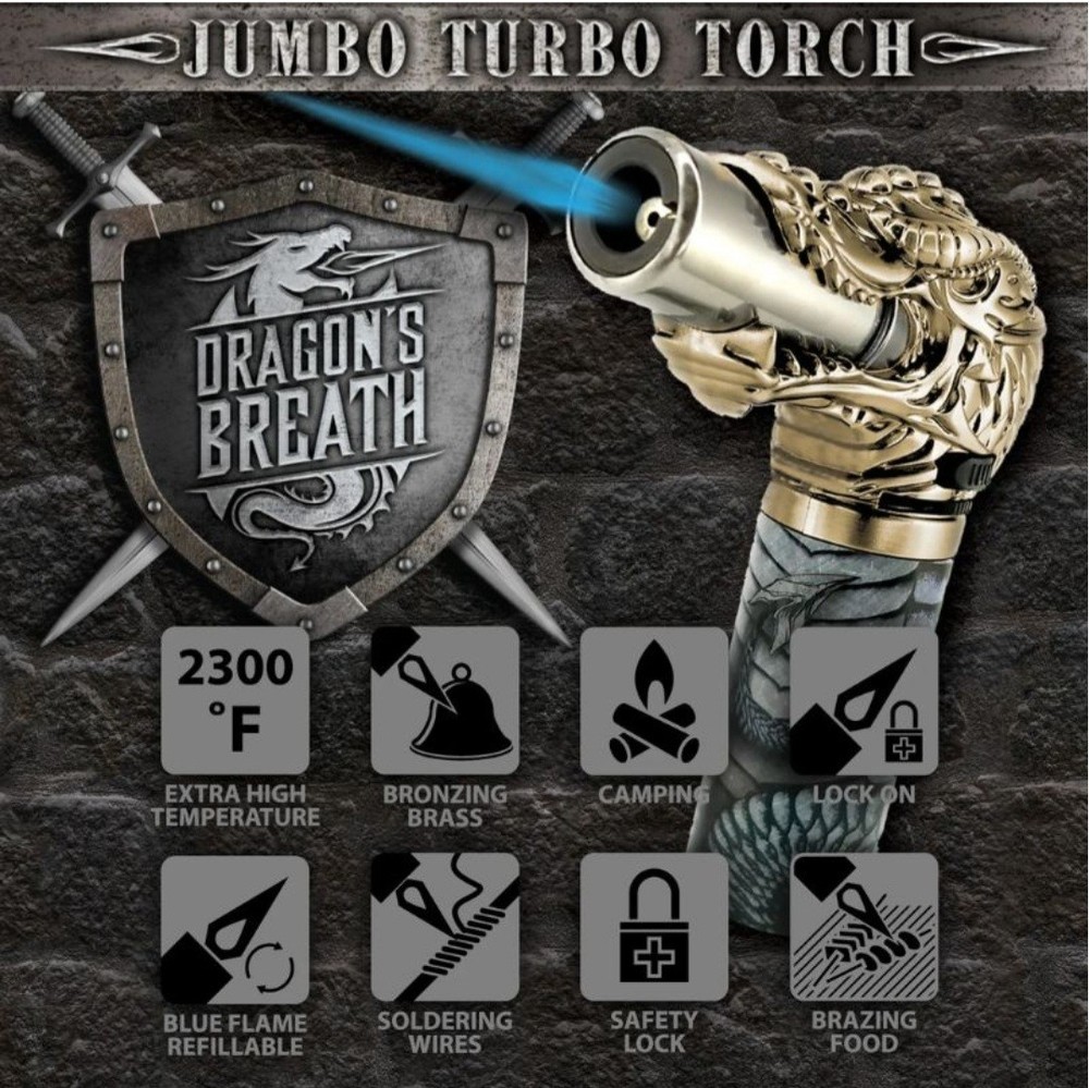 Smokezilla Dragon Jumbo Torch X72
