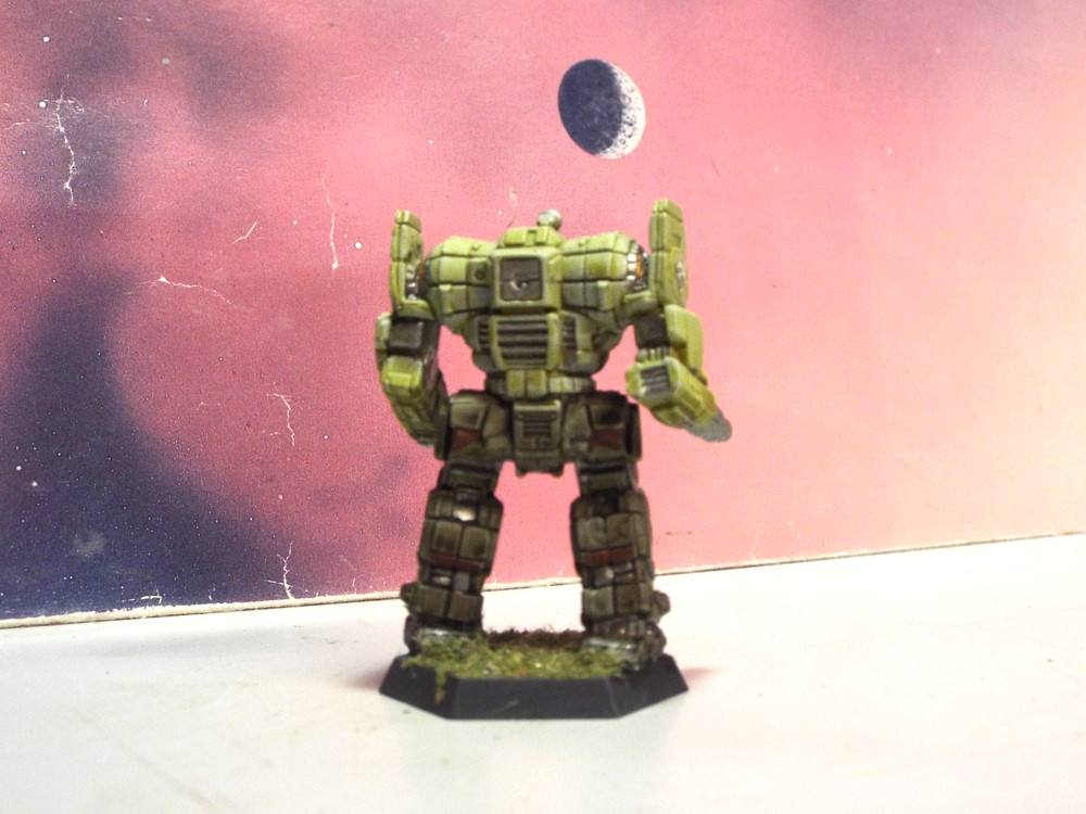 BATTLETECH AWESOME MECH [CAPELLAN DEATH COMMANDOS] (CATALYST, PAINTED)