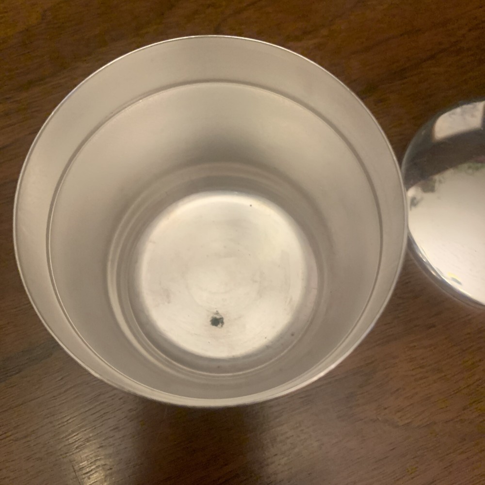 Antique EPO SilverPlate Small Covered Dish 3401 Lions Head Sides