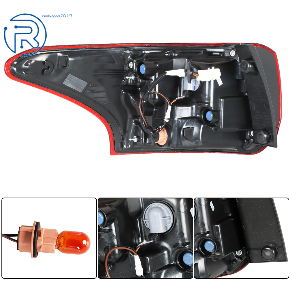 Passenger Right Side For 2016-2020 Mitsubishi Outlander Red Outer Tail Light