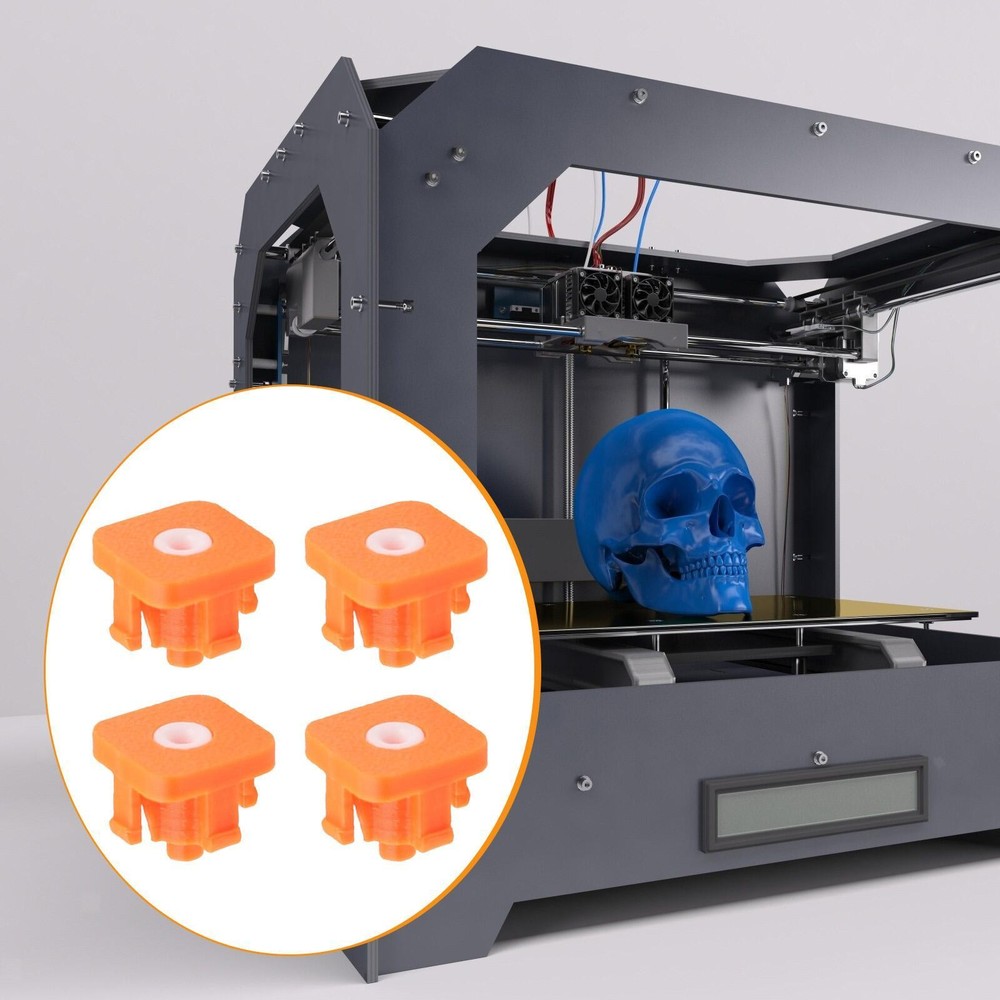 4Pcs 3D Printer Ceramic Inlet Protectors Easy Installation Replacement for 3