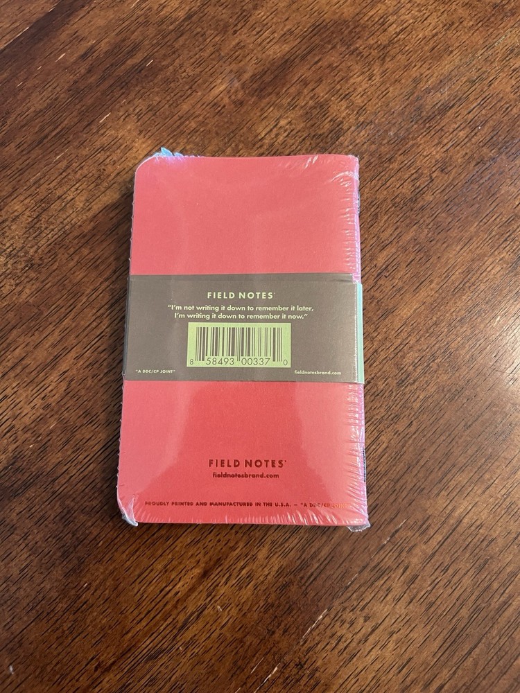 Field Notes Notebooks Sweet Tooth 3 Notebooks New Sealed Pack