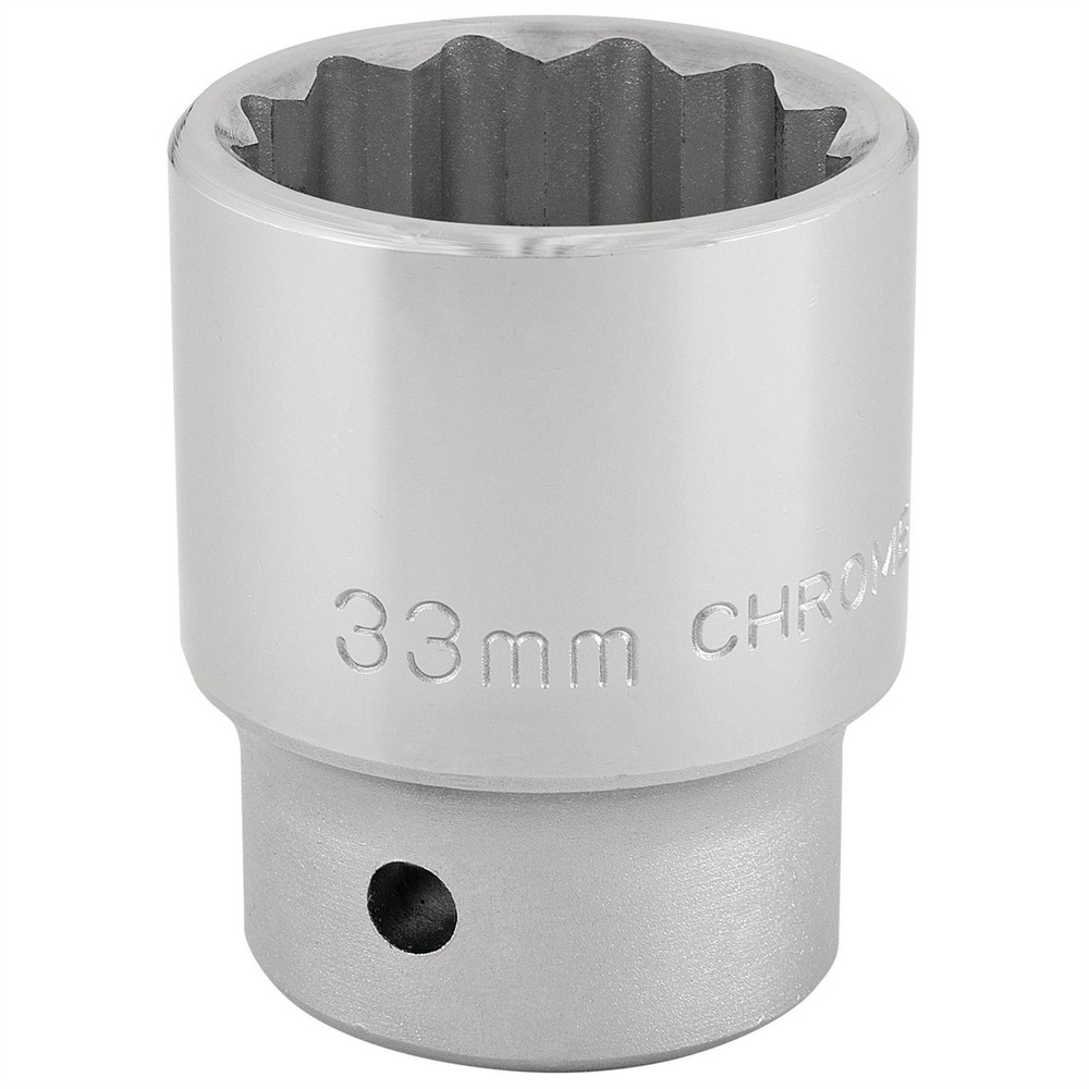 Draper 16700 12 Point Socket 3/4" Sq. Dr. 33mm