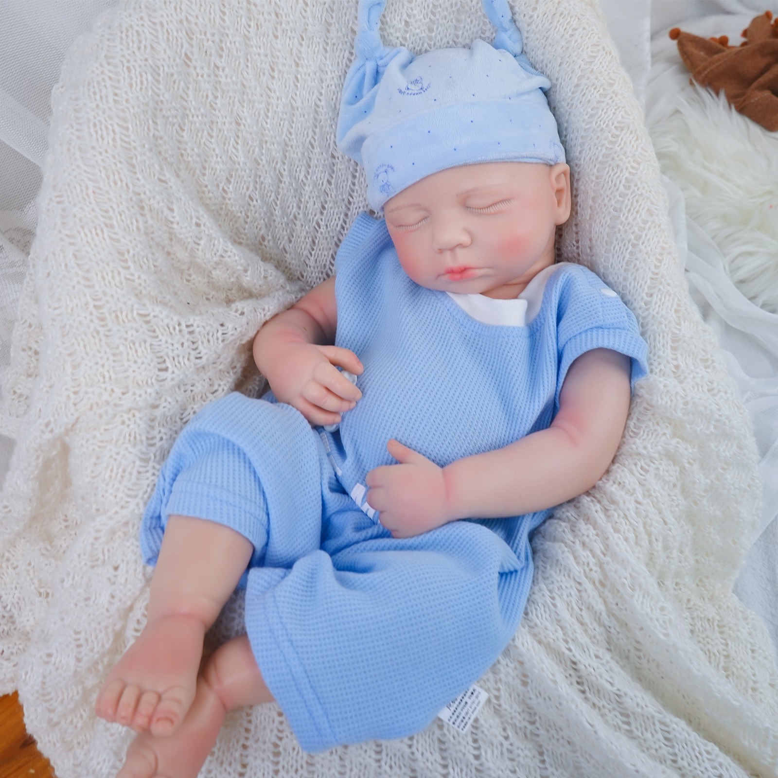 52cm Reborn doll, silicone doll, handmade, crafts, children's toys,gifts