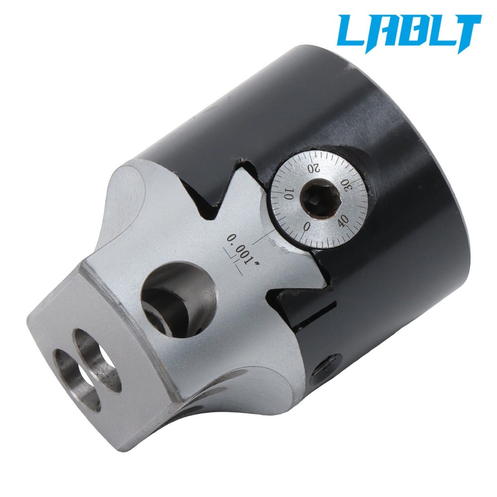 LABLT 2" Precision Boring Head 0.001 Radius 1-1/2-18" Thread Mount 5/8" Offset