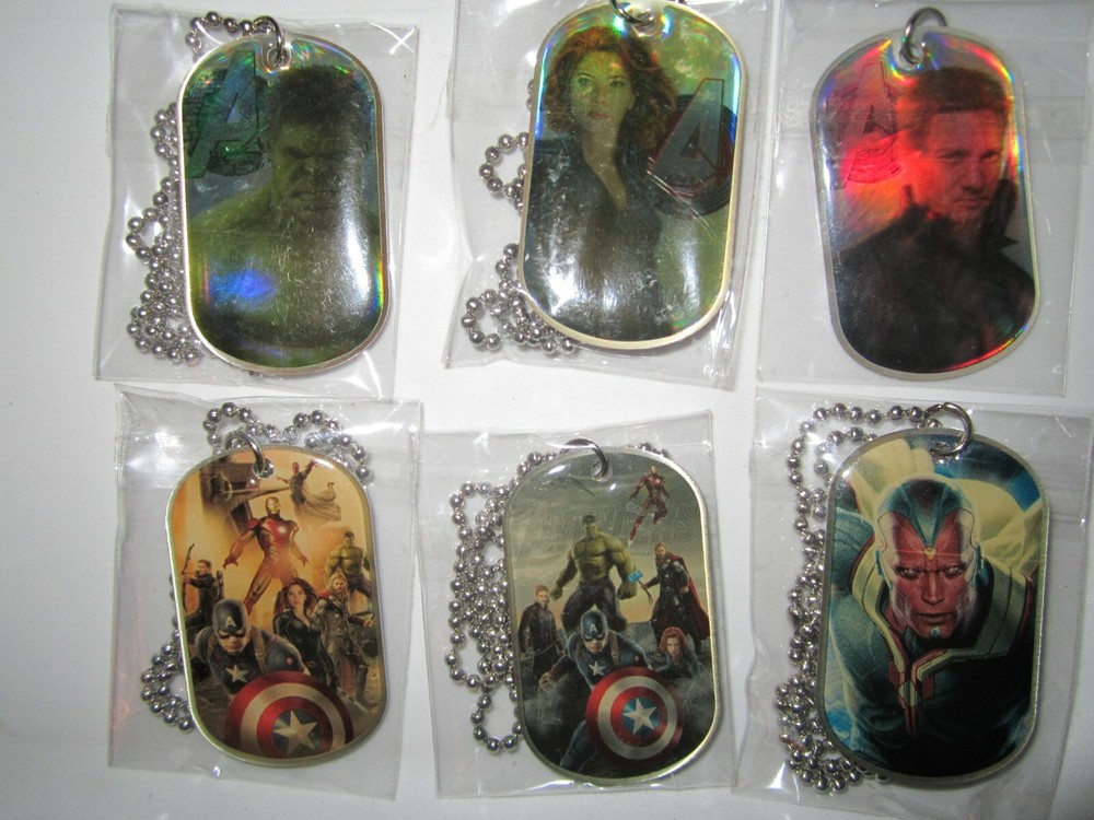 AVENGERS  DOG TAGS