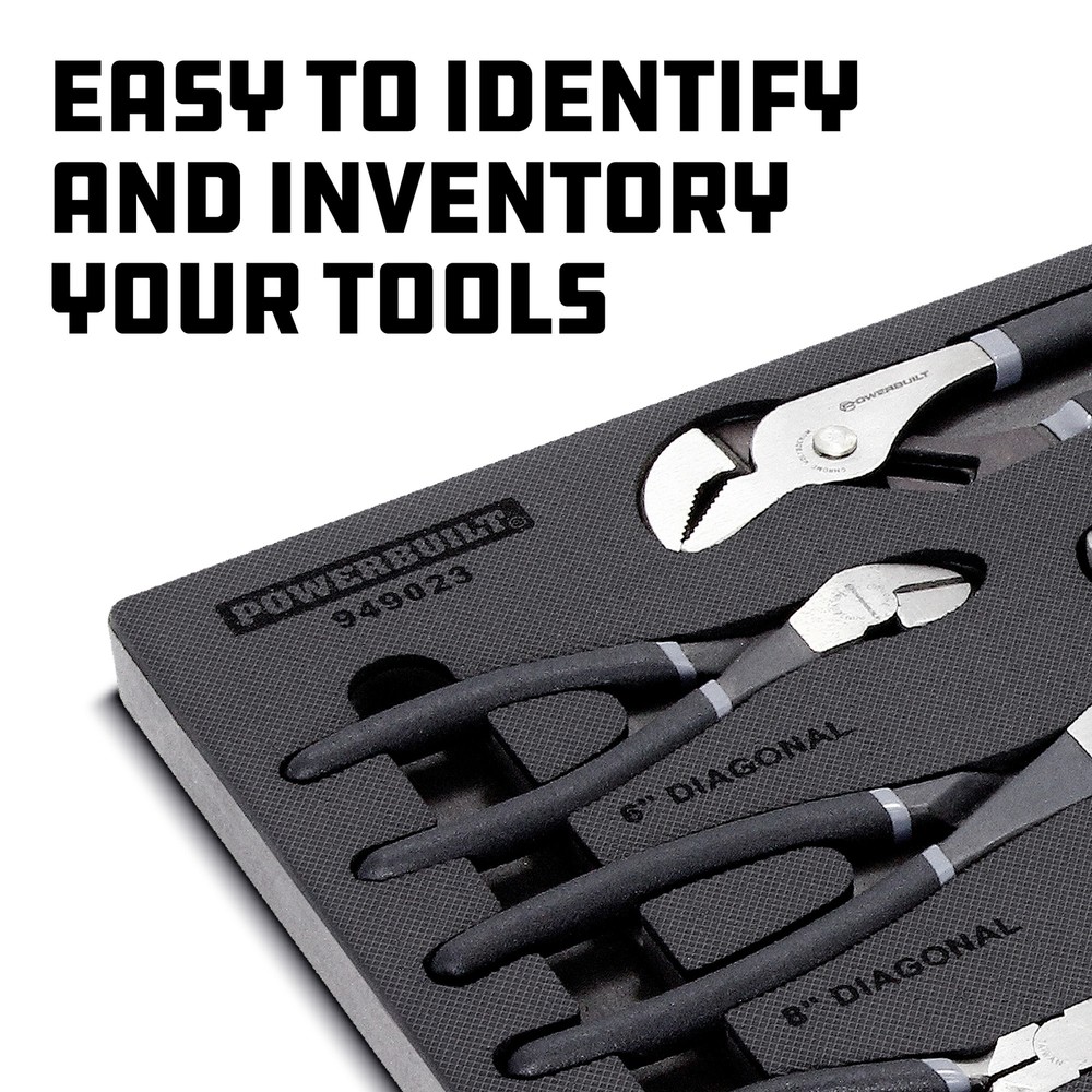 Powerbuilt 8 Piece Pro Tech Pliers Set - 949023