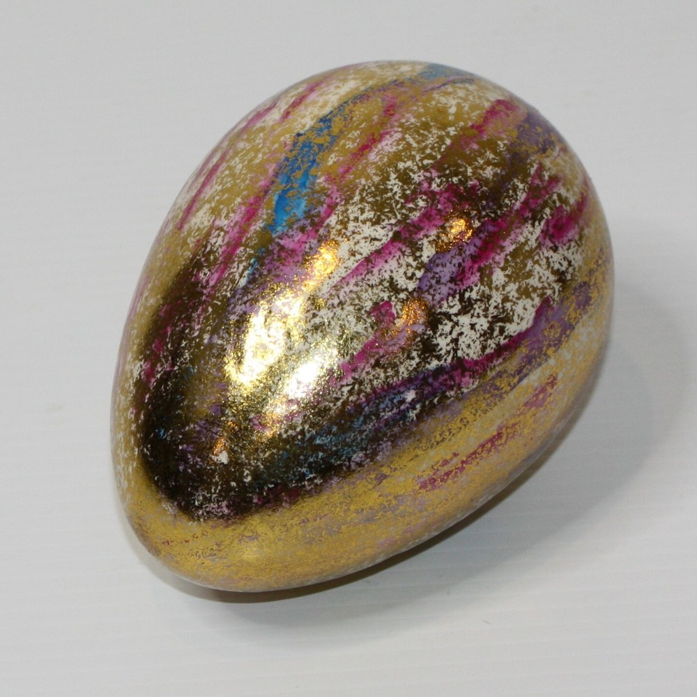 Decorative Golden Easter Egg Holiday Decor NWOT