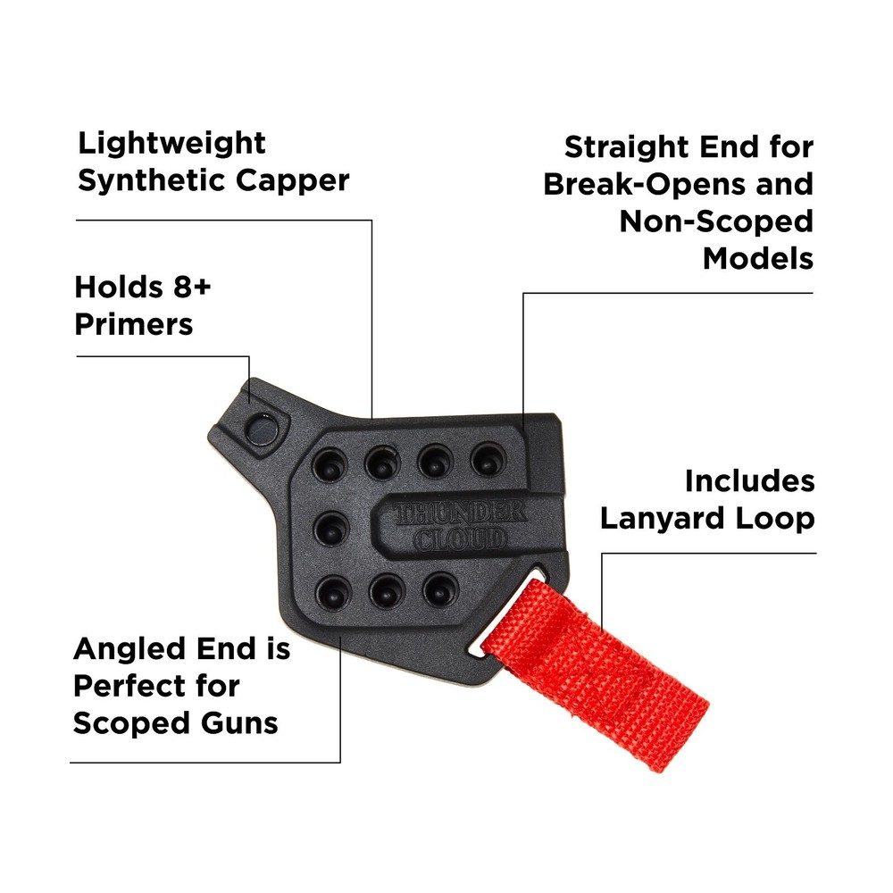 Thunder Cloud 209 Inline Muzzle loader Primer Capper by Allen, holds 8+ Primers