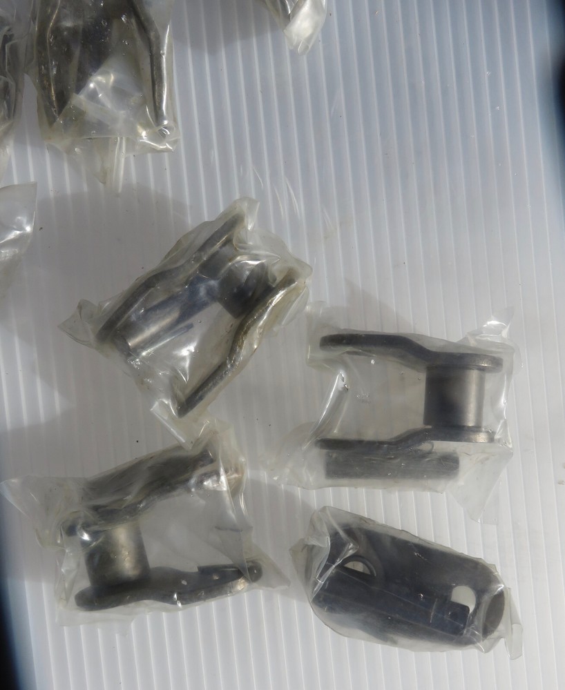 #100 Offset Half Link for Roller Chain Single Strand (Qty 10)