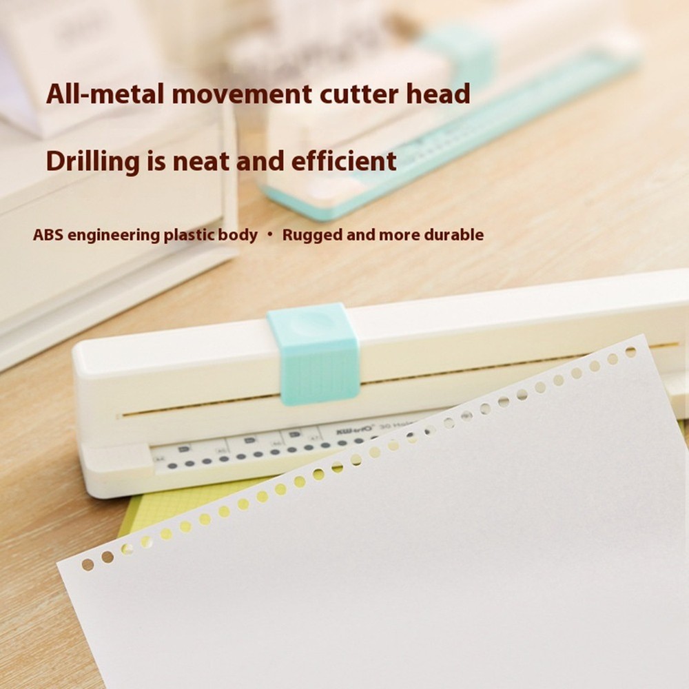 Punching Machine 30 Hole Document Collar Notebook Punching Machine Manual7358