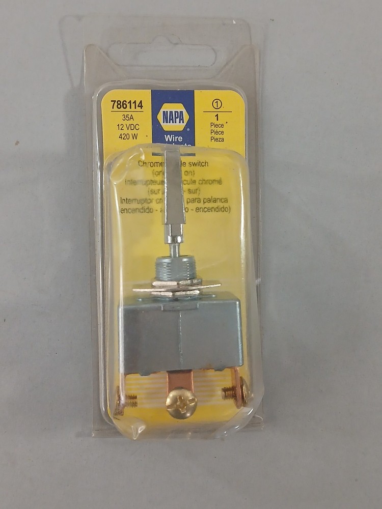 NAPA Chrome Metal 3 Position Toggle Switch 786114