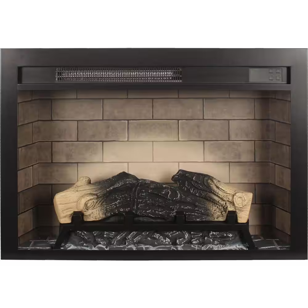 28 In. Electric Fireplace Insert with Remote Control