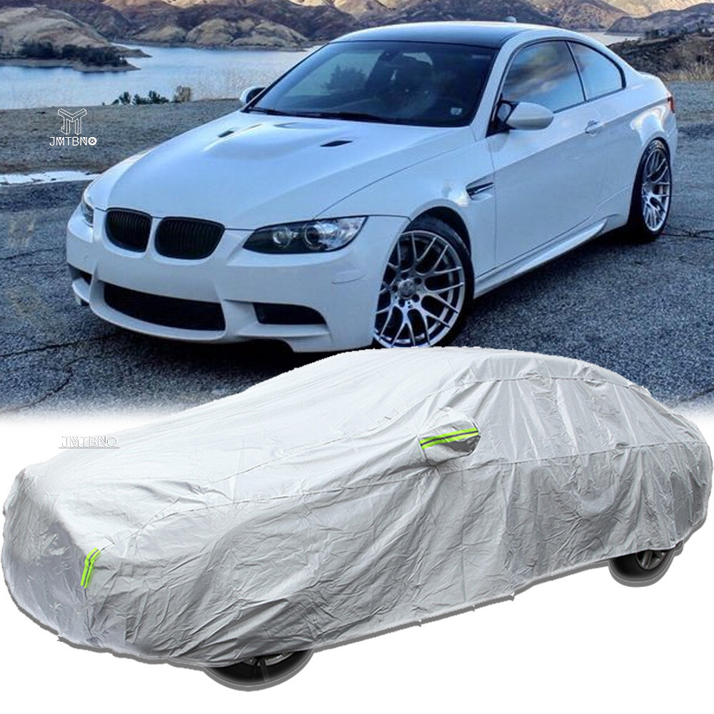 For E46 E90 E91 E92 E93 Car Cover Waterproof 6Layers Rain Protection Dust Proof