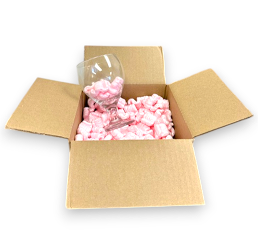 Packing Peanuts 1.5 cu ft - 1 Bag Pink Anti Static Popcorn Free Shipping