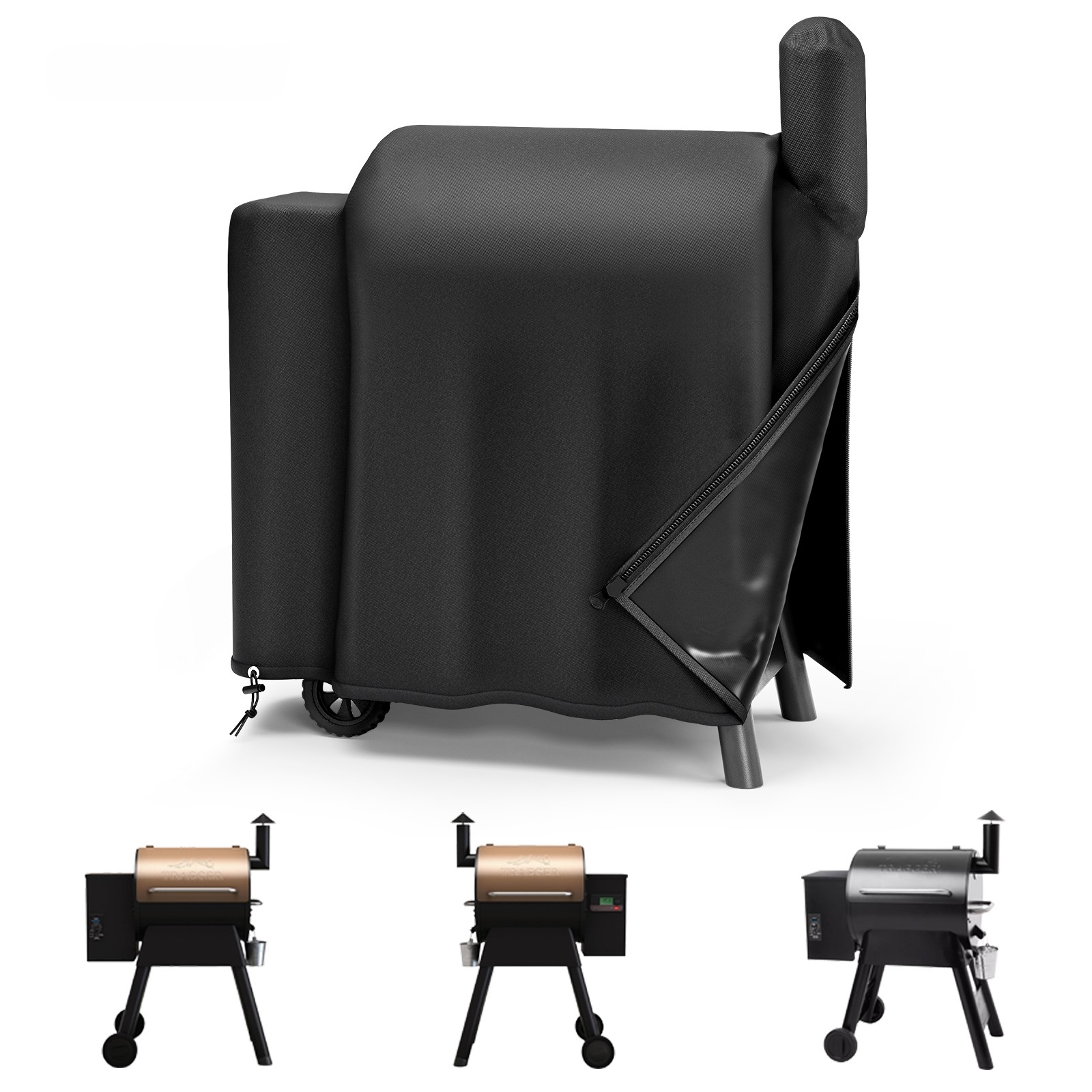MR.COVER Upgraded Grill Cover for Traeger Pro Series 575/22、Lil Tex Elite US