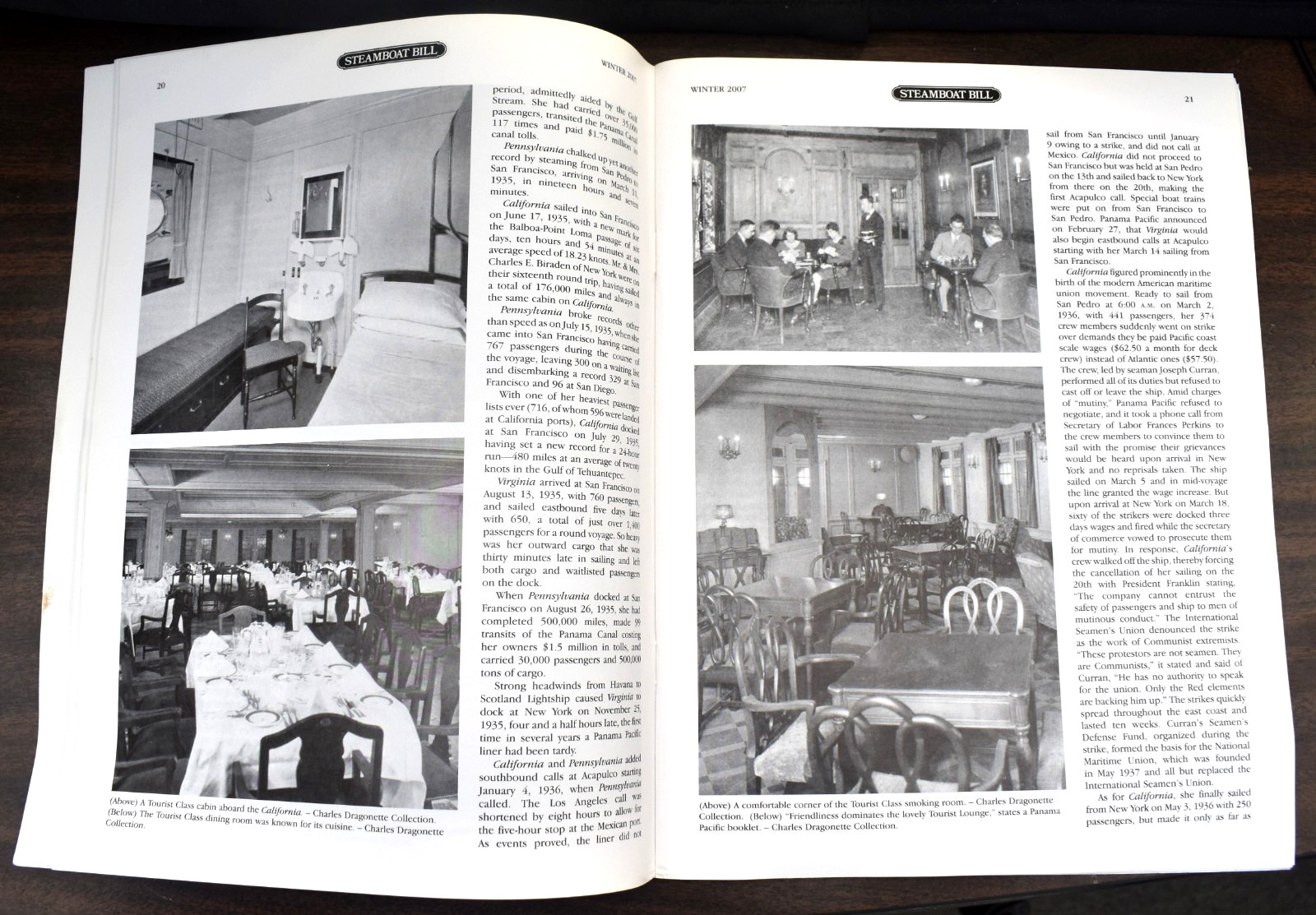 2007 Steamboat Bill Winter #264 Journal of The Historical Society of America