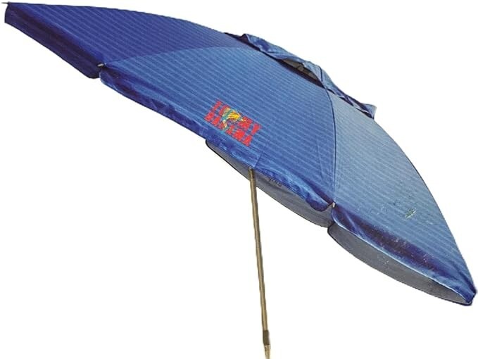 Tommy Bahama 8 ft Beach Umbrella with wind vent and sand anchor- Rich blue
