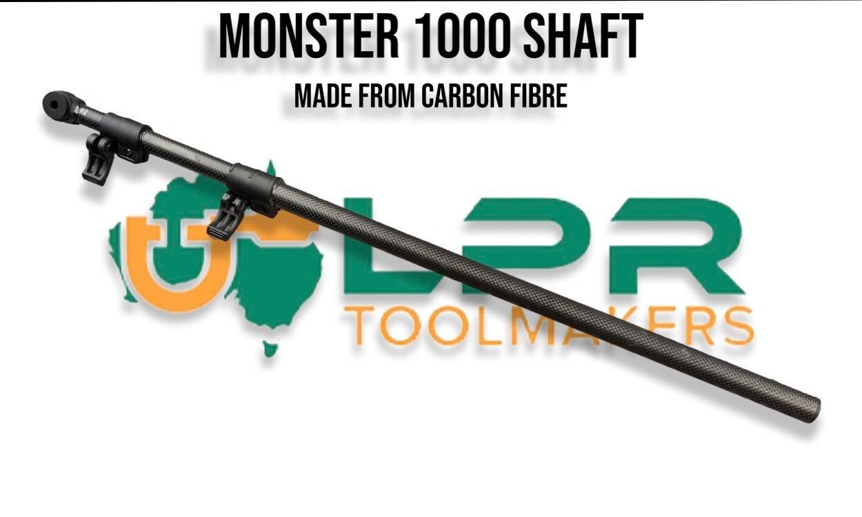 Minelab Monster Replacement Shaft Carbon Fibre with Nylon Clamps