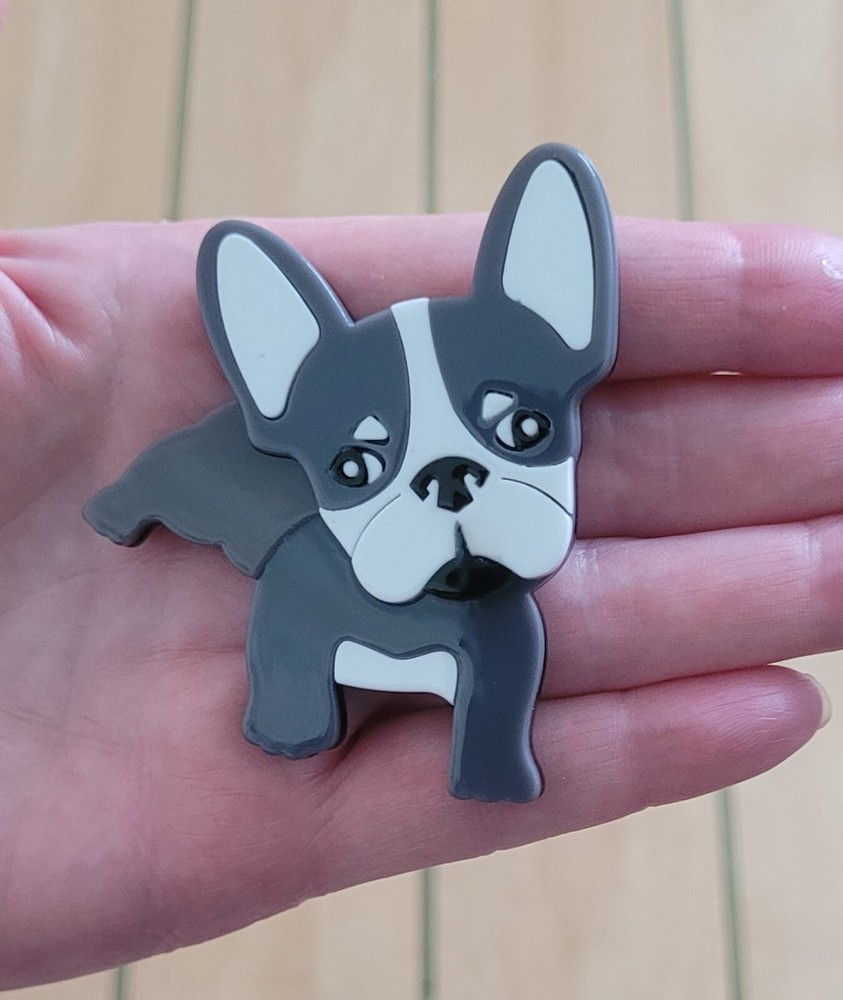 Dog acrylic brooch