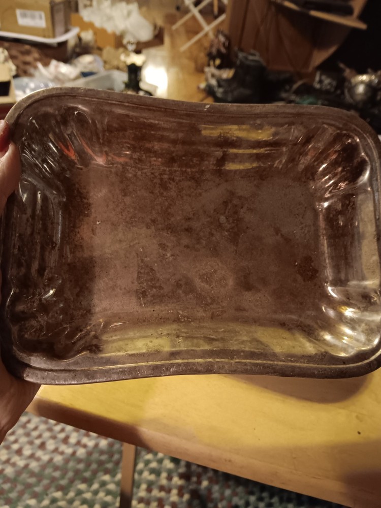 SILVERPLATE COVERED SERVING DISH. 1268
