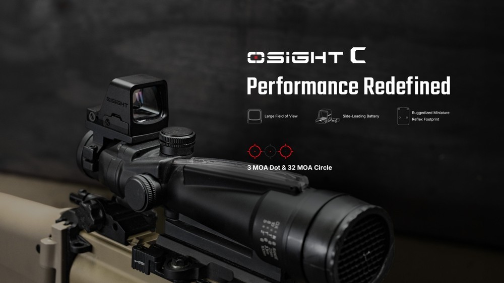 Olight Osight C Open Reflex Optic w/Replaceable Side-Loading Battery
