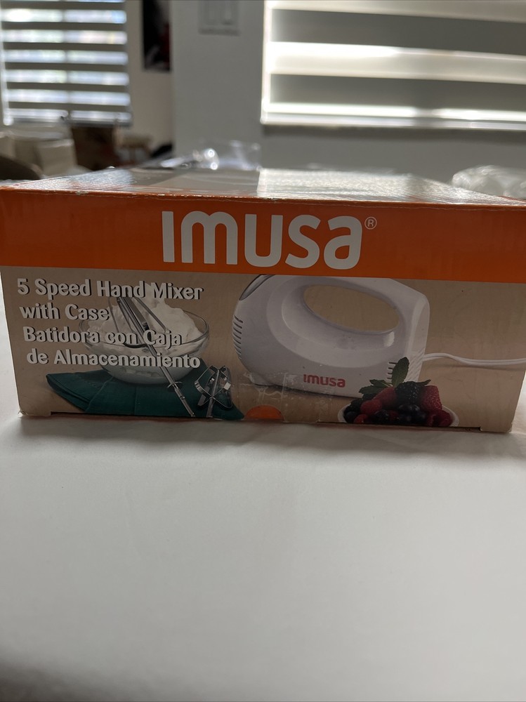 IMUSA 5 Speed Hand Mixer With Storage Case