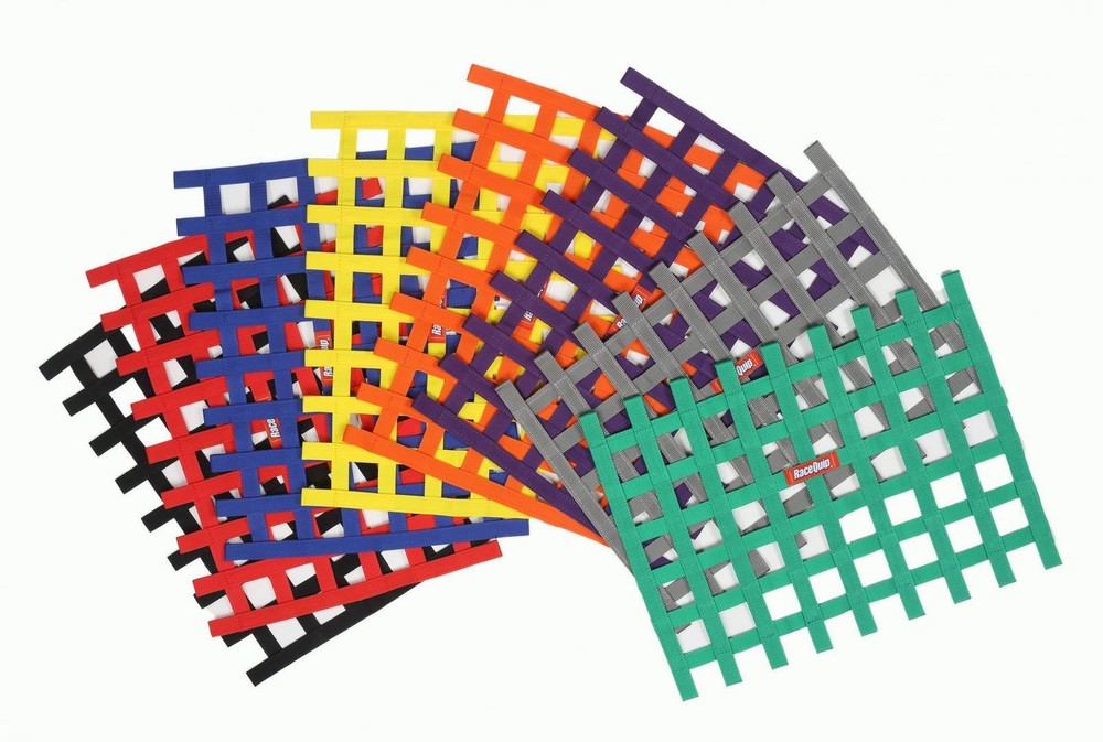 RaceQuip Black Ribbon Window Net