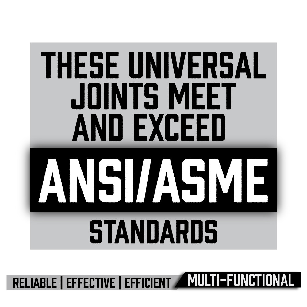 HORUSDY Premium Impact Universal Joint Socket Swivel set 3Pc Ball 1/2" 3/8" 1/2"