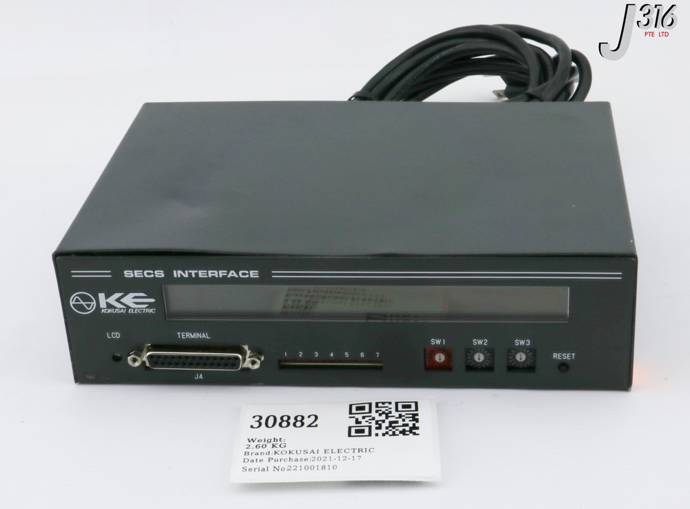 30882 KOKUSAI ELECTRIC SECS INTERFACE CB100